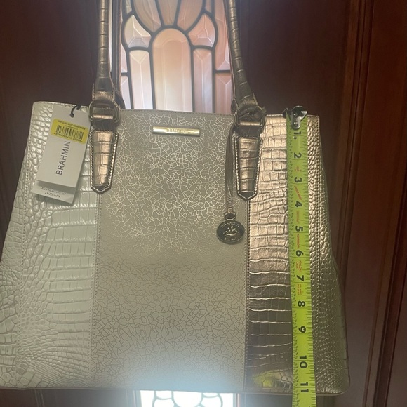 New Authentic Brahmin  Alice Carry all in Rose gold Bag - Picture 7 of 8